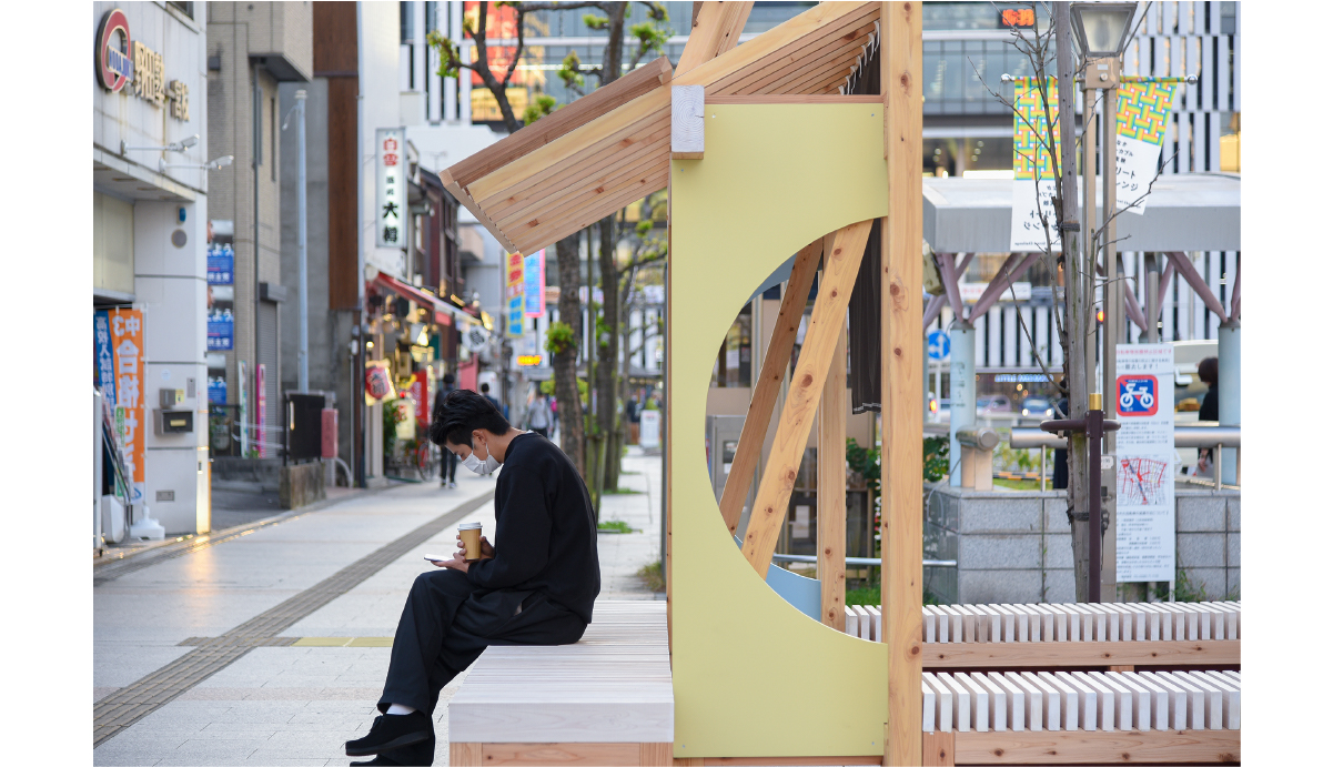 一宮の路上建築群